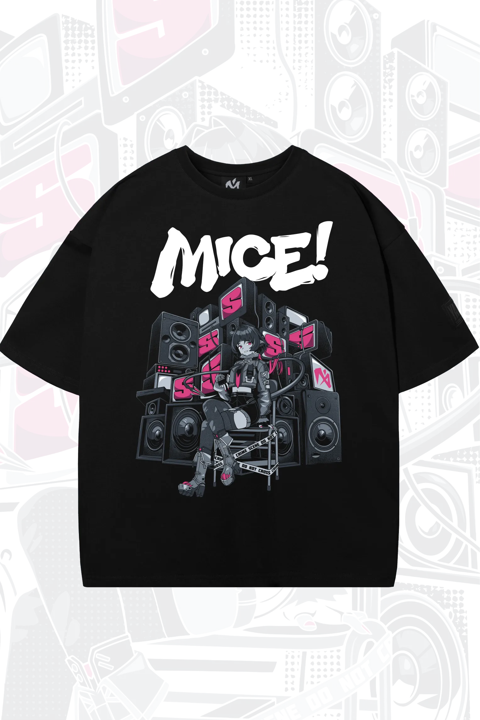 Оверсайз футболка Mice (Джейн) 1